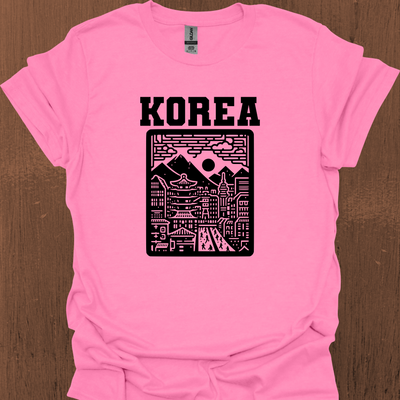 전통 한국 상징주의 버전 2 티셔츠