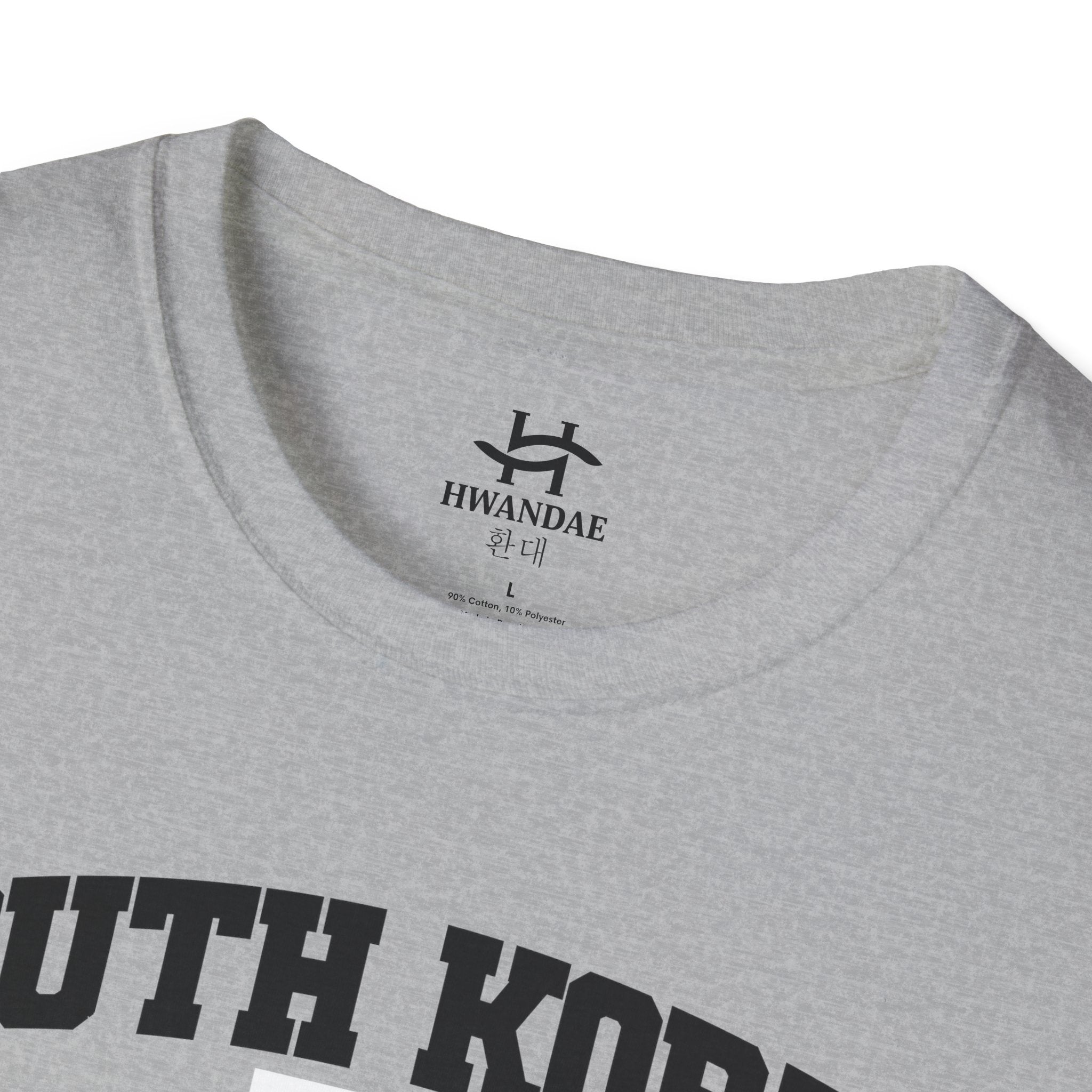 South Korea Varsity T-Shirt with Korean, and Flag