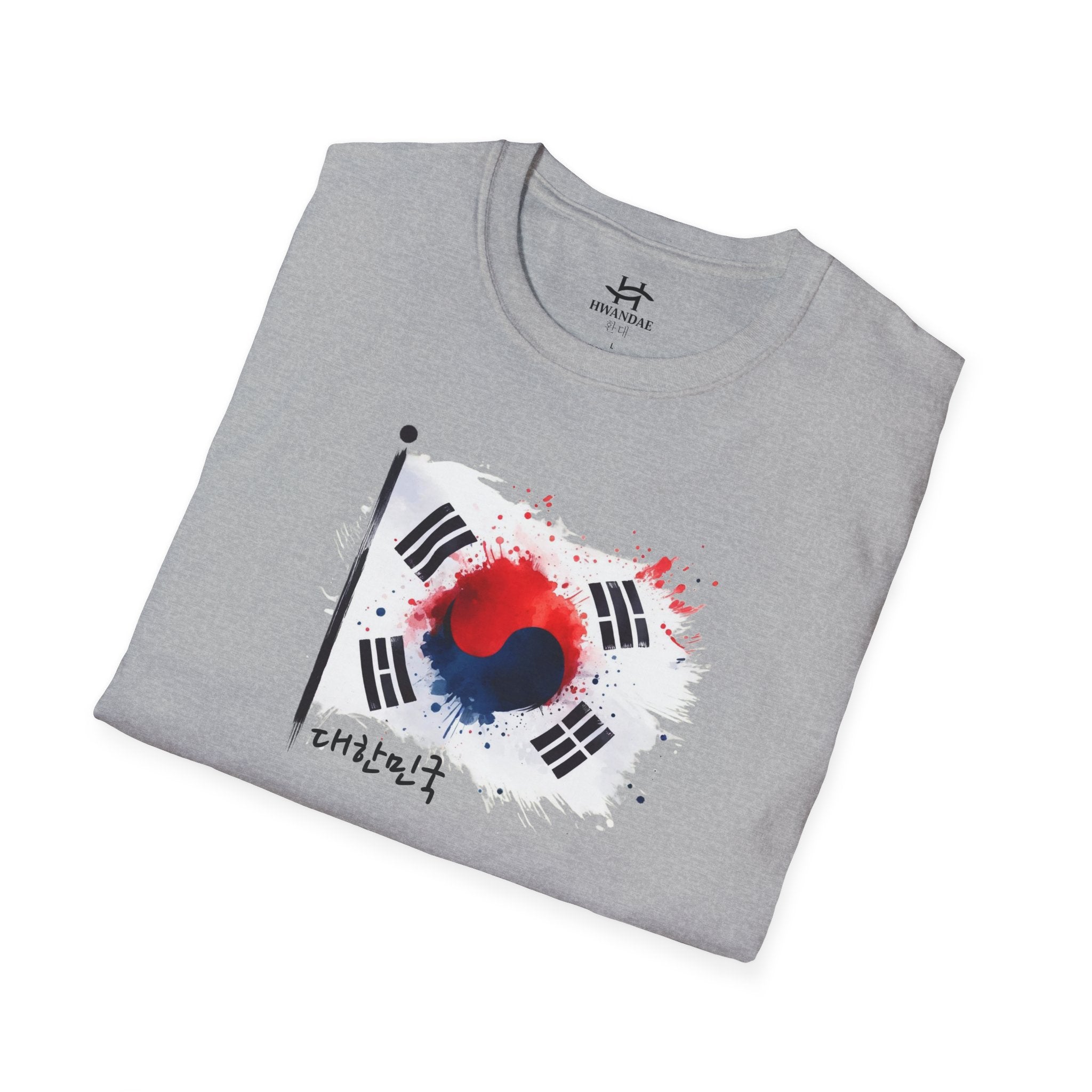 Vibrant South Korean Flag T-Shirt with Korean