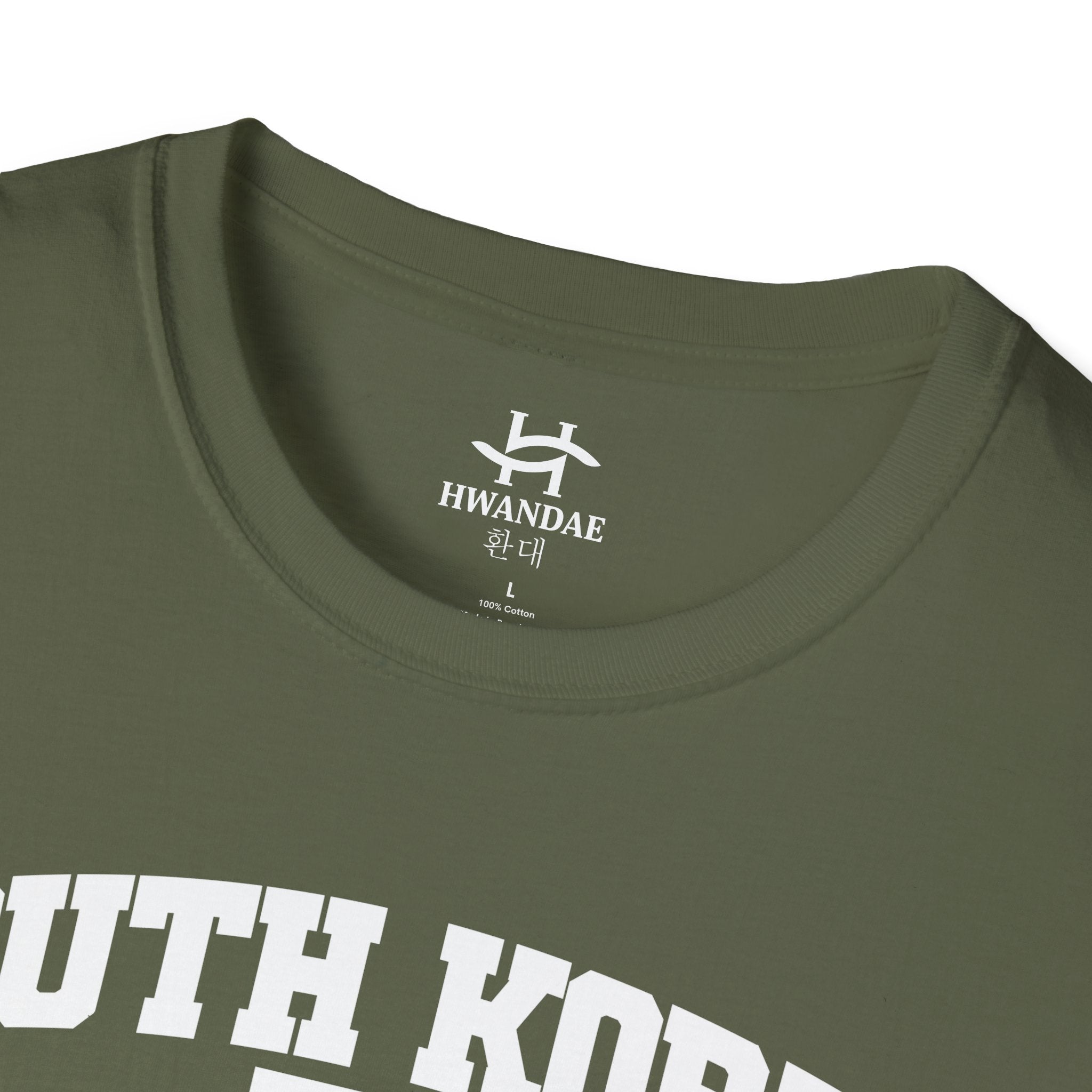South Korea Varsity T-Shirt with Korean, and Flag