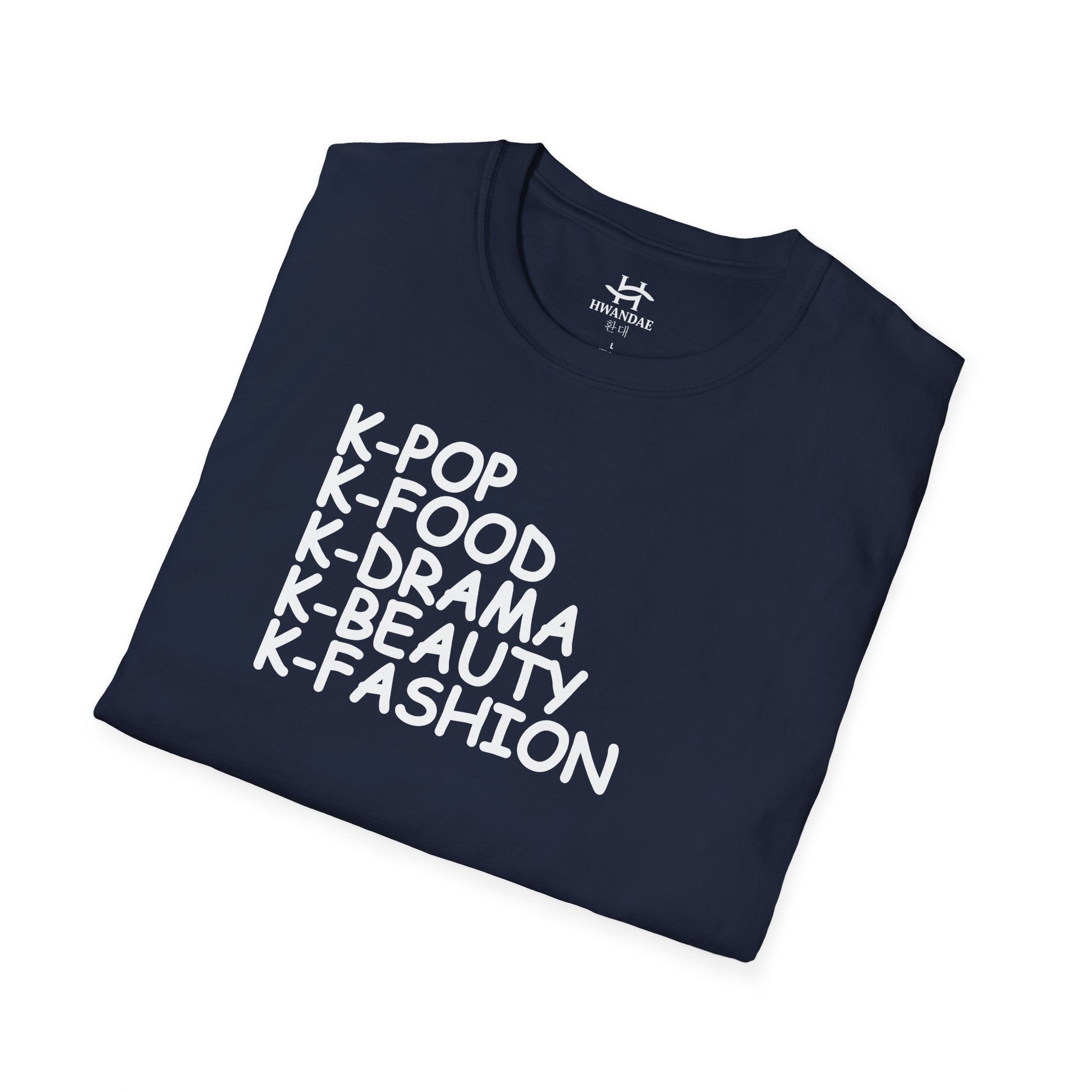 한국 K-POP K-FOOD K-DRAMA K-BEAUTY K-FASHION 티셔츠