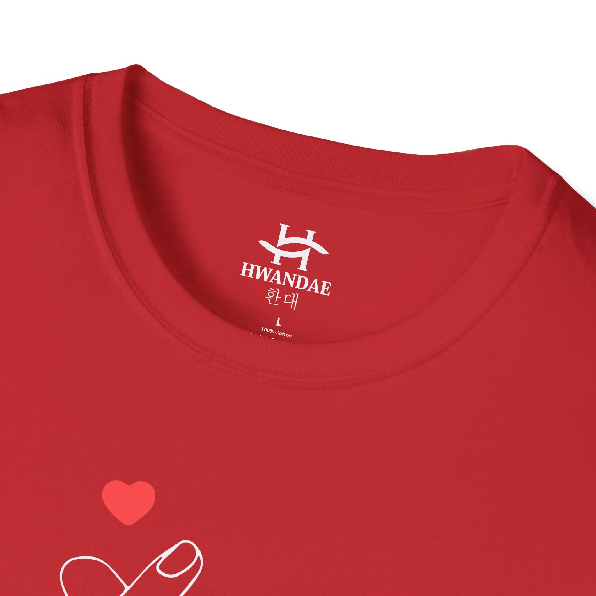 Korean Love Hearts with Korean 'I love you' T-shirt 2