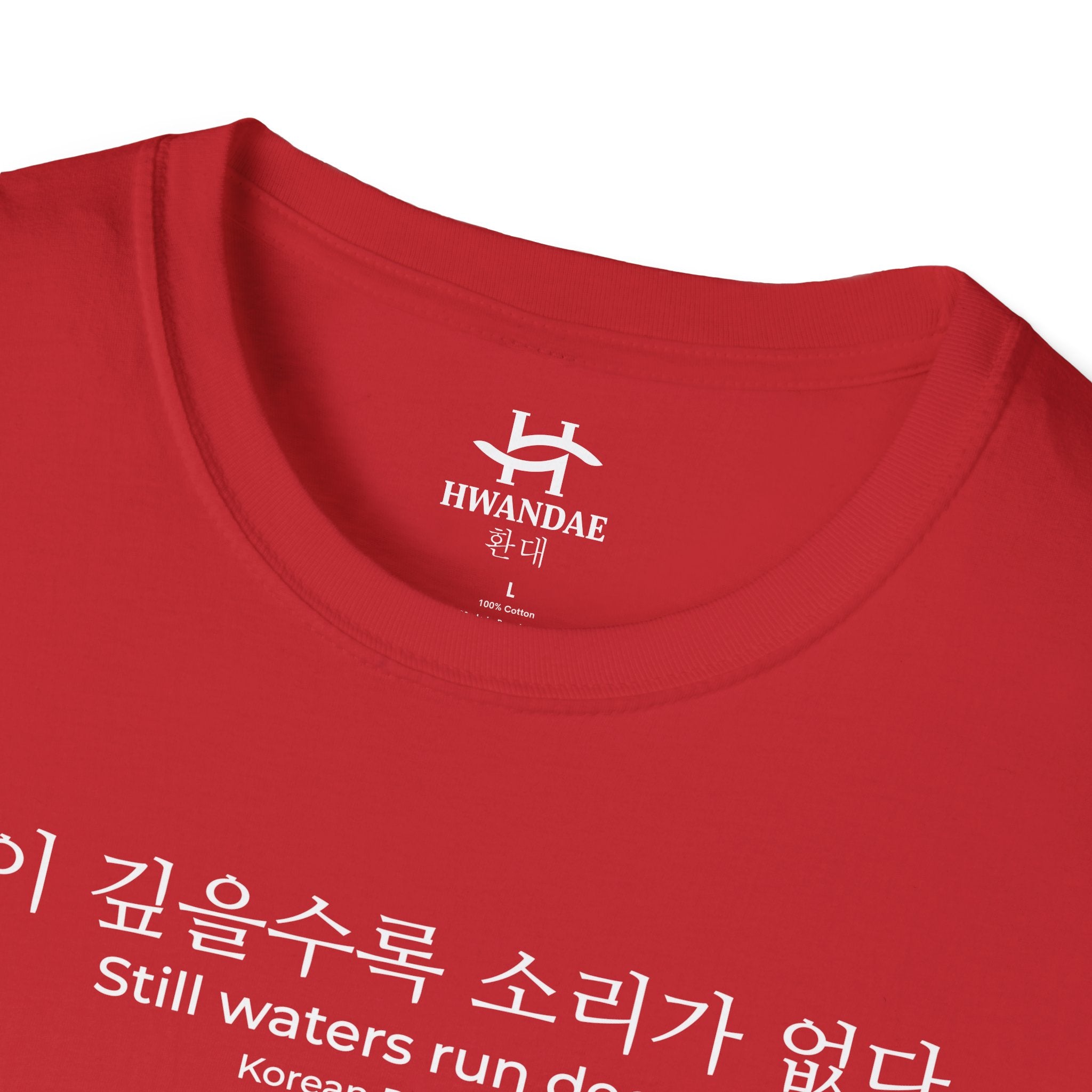 Korean Proverb 'Still waters run deep' T-Shirt